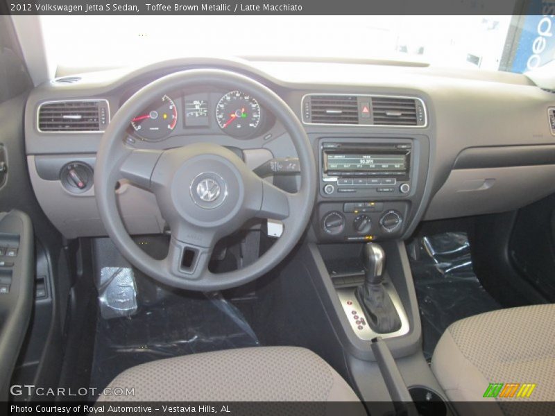 Toffee Brown Metallic / Latte Macchiato 2012 Volkswagen Jetta S Sedan