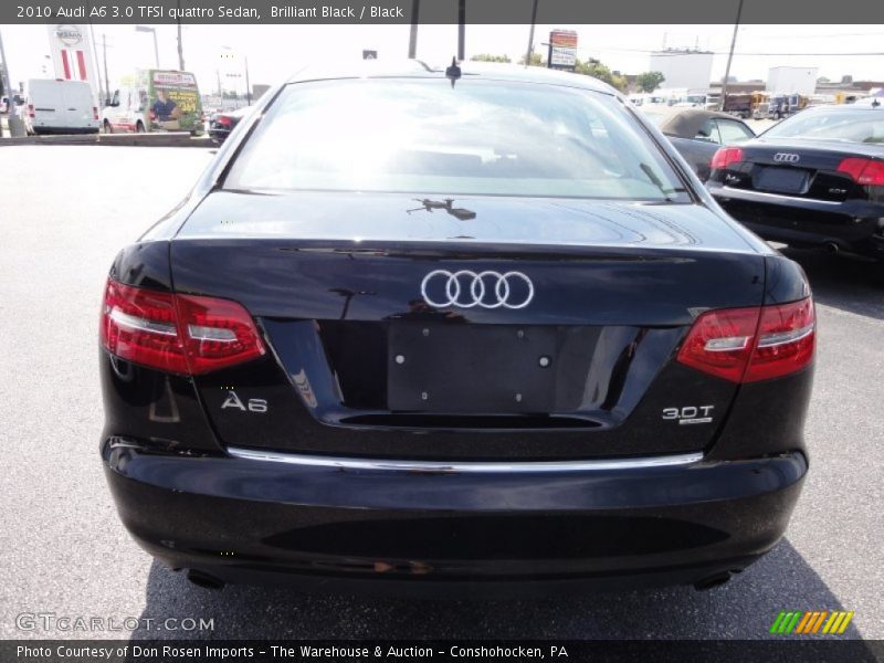 Brilliant Black / Black 2010 Audi A6 3.0 TFSI quattro Sedan
