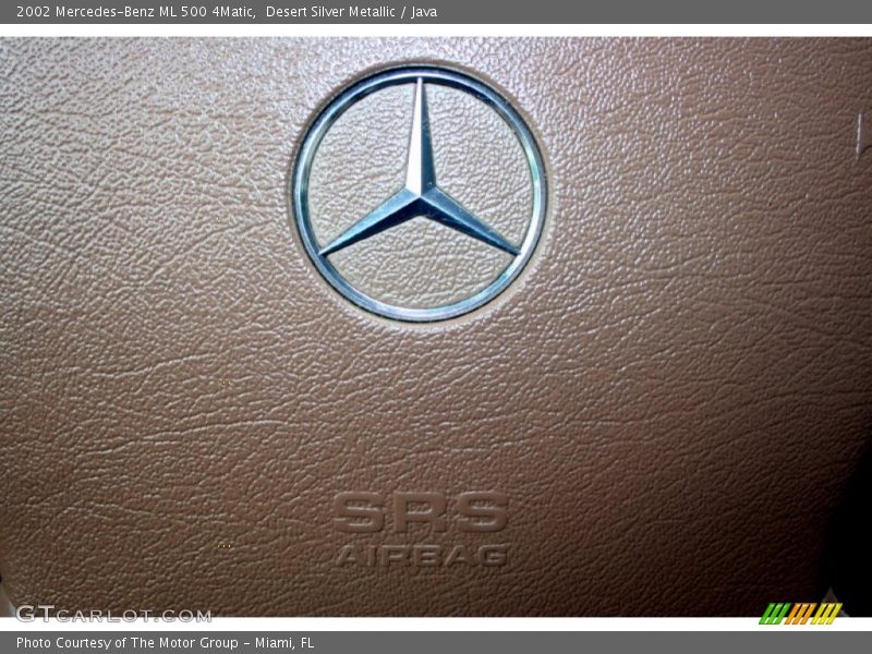 Desert Silver Metallic / Java 2002 Mercedes-Benz ML 500 4Matic