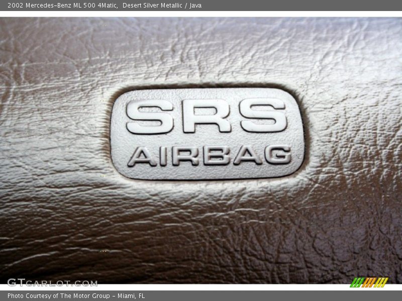 Desert Silver Metallic / Java 2002 Mercedes-Benz ML 500 4Matic