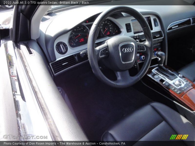 Brilliant Black / Black 2010 Audi A6 3.0 TFSI quattro Sedan