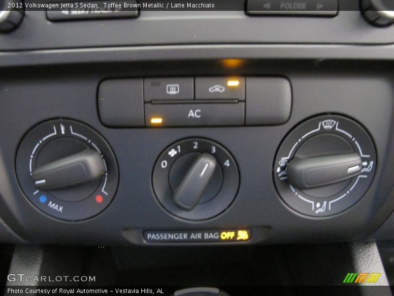 Toffee Brown Metallic / Latte Macchiato 2012 Volkswagen Jetta S Sedan