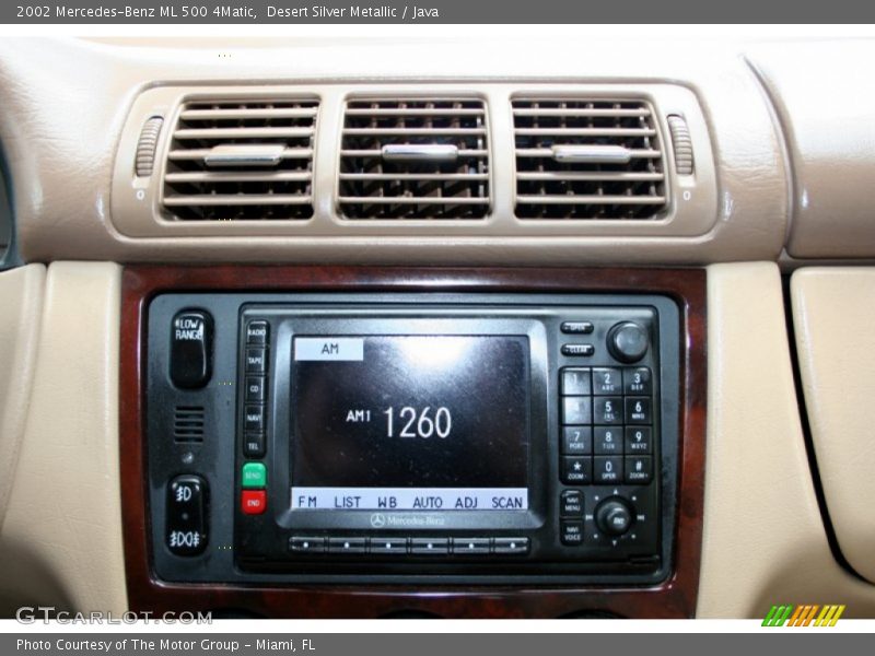 Desert Silver Metallic / Java 2002 Mercedes-Benz ML 500 4Matic