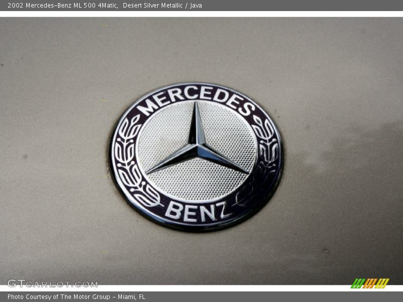 Desert Silver Metallic / Java 2002 Mercedes-Benz ML 500 4Matic