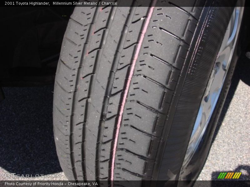 Millennium Silver Metallic / Charcoal 2001 Toyota Highlander