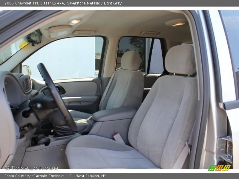 Silverstone Metallic / Light Gray 2005 Chevrolet TrailBlazer LS 4x4