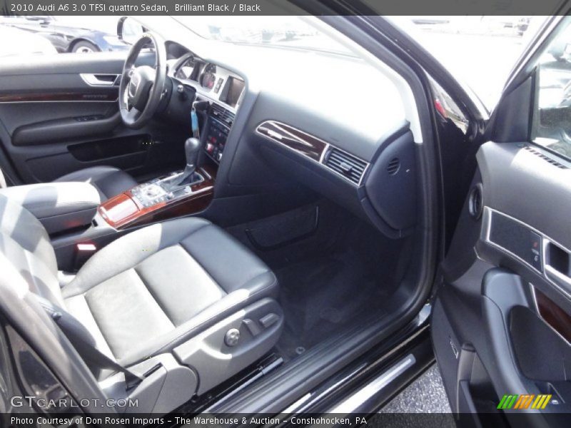 Brilliant Black / Black 2010 Audi A6 3.0 TFSI quattro Sedan