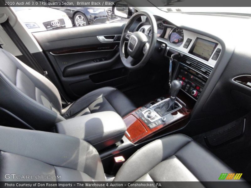 Brilliant Black / Black 2010 Audi A6 3.0 TFSI quattro Sedan