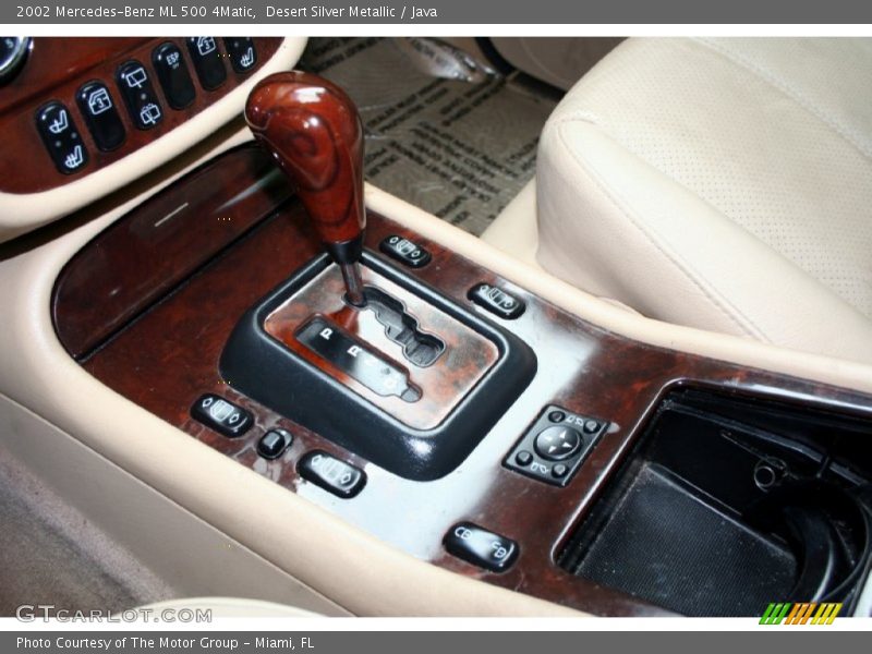 Desert Silver Metallic / Java 2002 Mercedes-Benz ML 500 4Matic