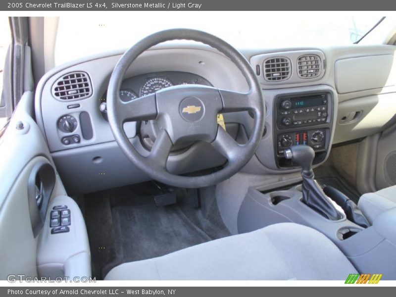 Silverstone Metallic / Light Gray 2005 Chevrolet TrailBlazer LS 4x4