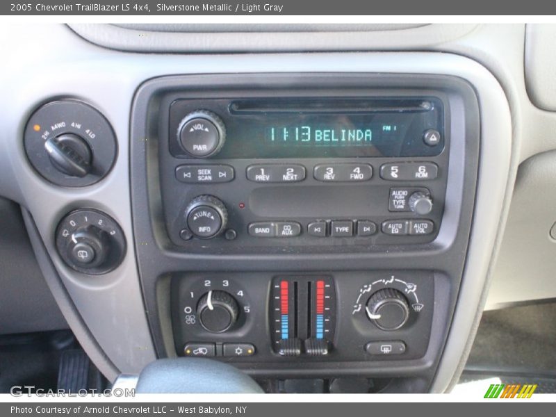Silverstone Metallic / Light Gray 2005 Chevrolet TrailBlazer LS 4x4