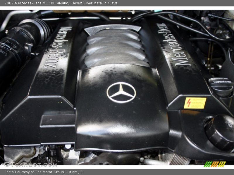 Desert Silver Metallic / Java 2002 Mercedes-Benz ML 500 4Matic