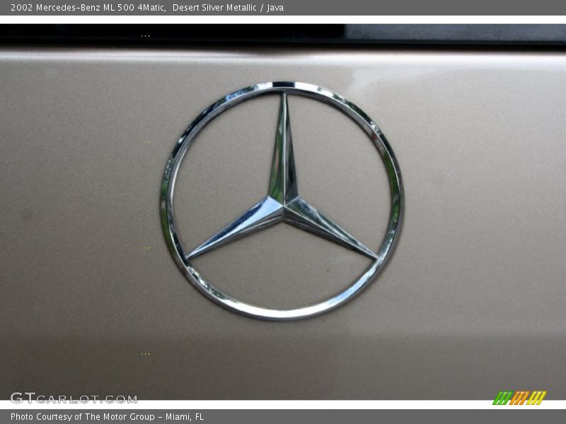 Desert Silver Metallic / Java 2002 Mercedes-Benz ML 500 4Matic