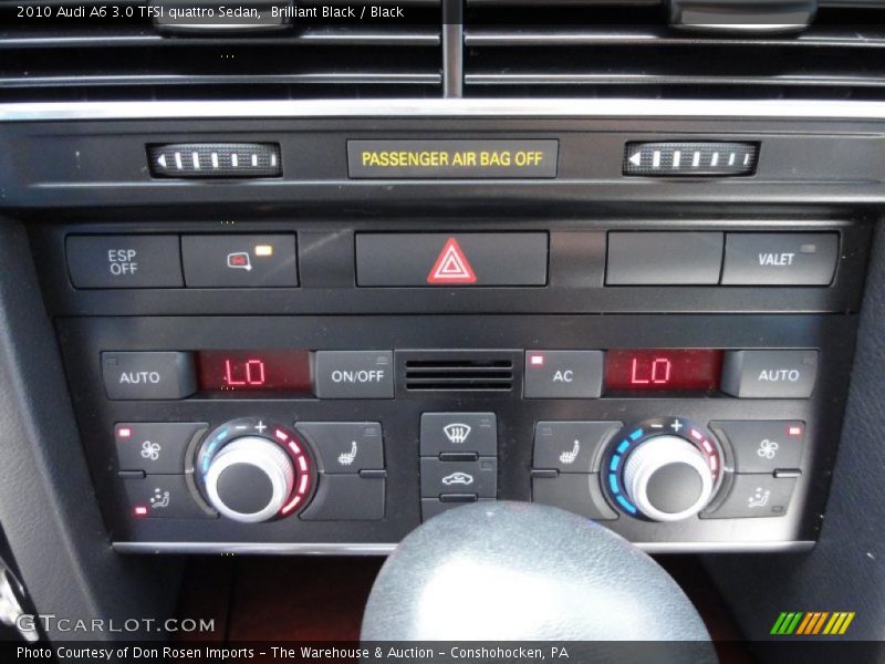 Controls of 2010 A6 3.0 TFSI quattro Sedan