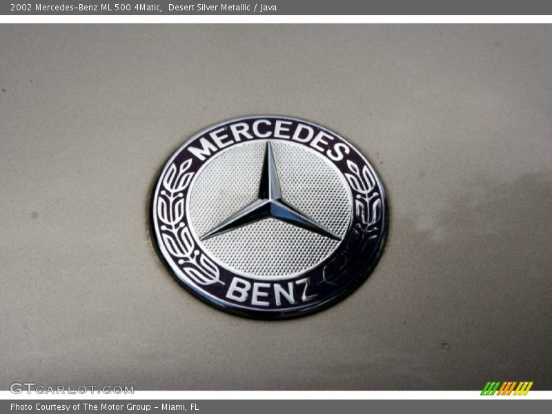 Desert Silver Metallic / Java 2002 Mercedes-Benz ML 500 4Matic