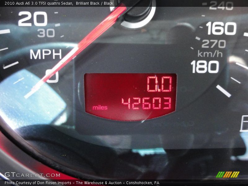 Brilliant Black / Black 2010 Audi A6 3.0 TFSI quattro Sedan