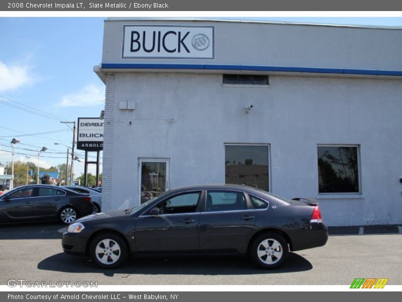 Slate Metallic / Ebony Black 2008 Chevrolet Impala LT