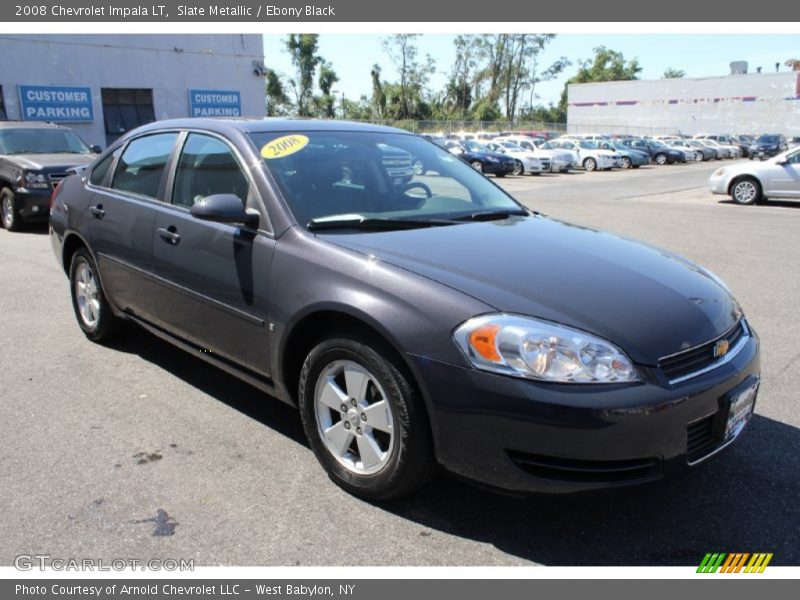 Slate Metallic / Ebony Black 2008 Chevrolet Impala LT