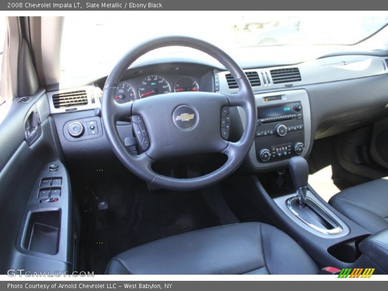 Slate Metallic / Ebony Black 2008 Chevrolet Impala LT