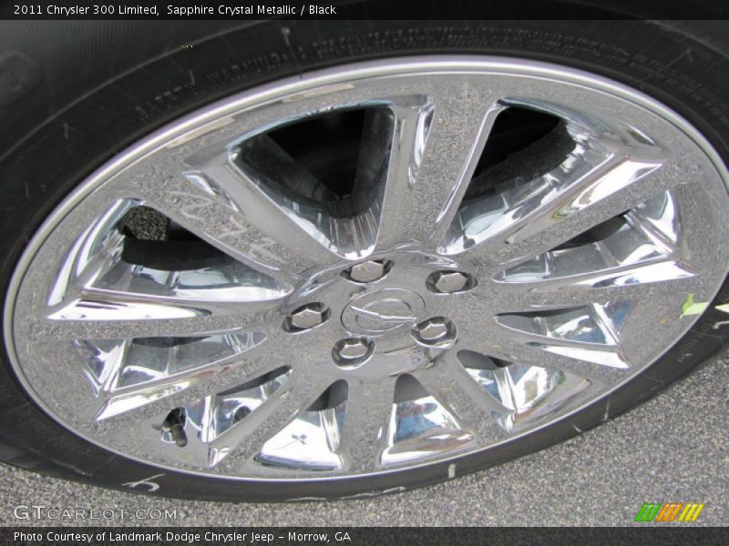 Sapphire Crystal Metallic / Black 2011 Chrysler 300 Limited