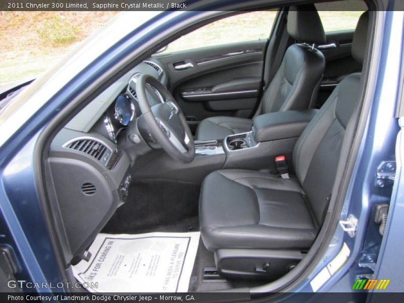 Sapphire Crystal Metallic / Black 2011 Chrysler 300 Limited