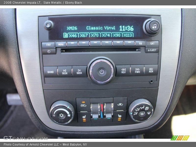 Slate Metallic / Ebony Black 2008 Chevrolet Impala LT