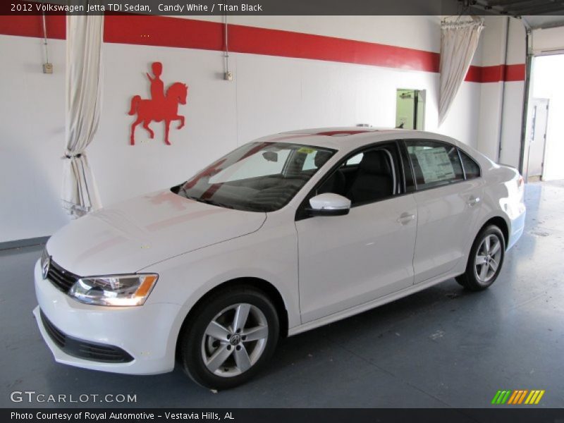 Candy White / Titan Black 2012 Volkswagen Jetta TDI Sedan