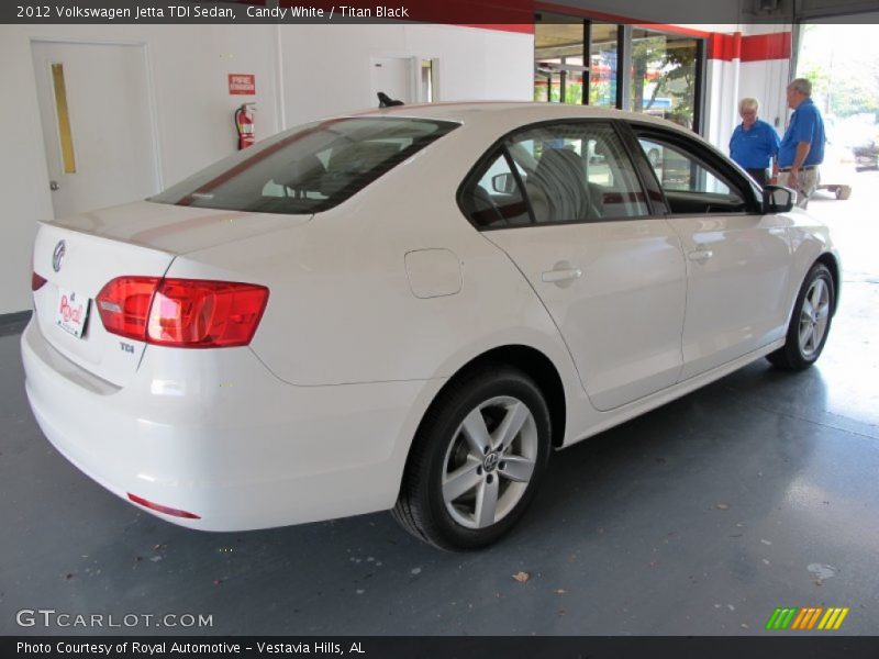 Candy White / Titan Black 2012 Volkswagen Jetta TDI Sedan