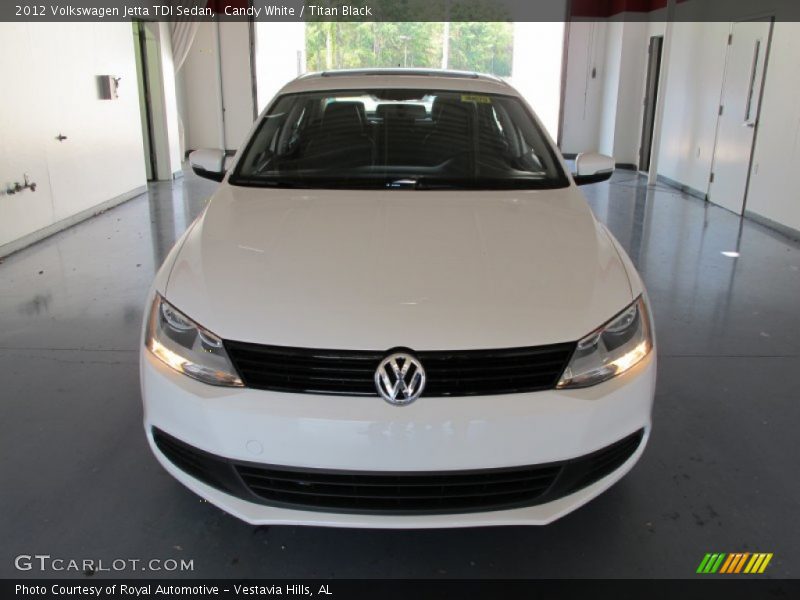Candy White / Titan Black 2012 Volkswagen Jetta TDI Sedan