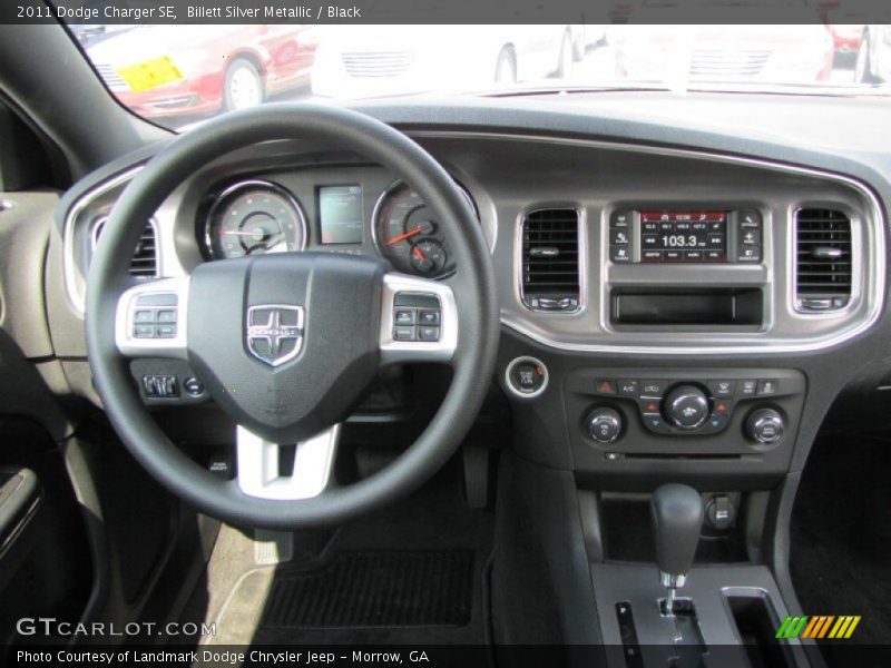 Billett Silver Metallic / Black 2011 Dodge Charger SE