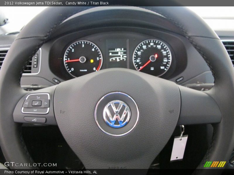 Candy White / Titan Black 2012 Volkswagen Jetta TDI Sedan