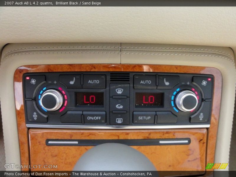 Brilliant Black / Sand Beige 2007 Audi A8 L 4.2 quattro