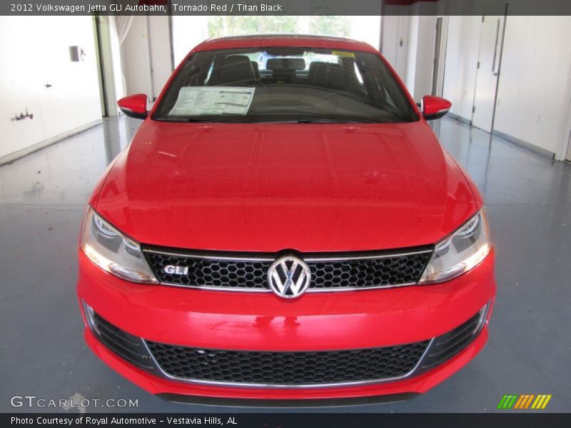Tornado Red / Titan Black 2012 Volkswagen Jetta GLI Autobahn