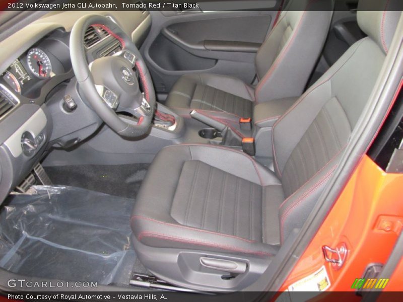 Tornado Red / Titan Black 2012 Volkswagen Jetta GLI Autobahn