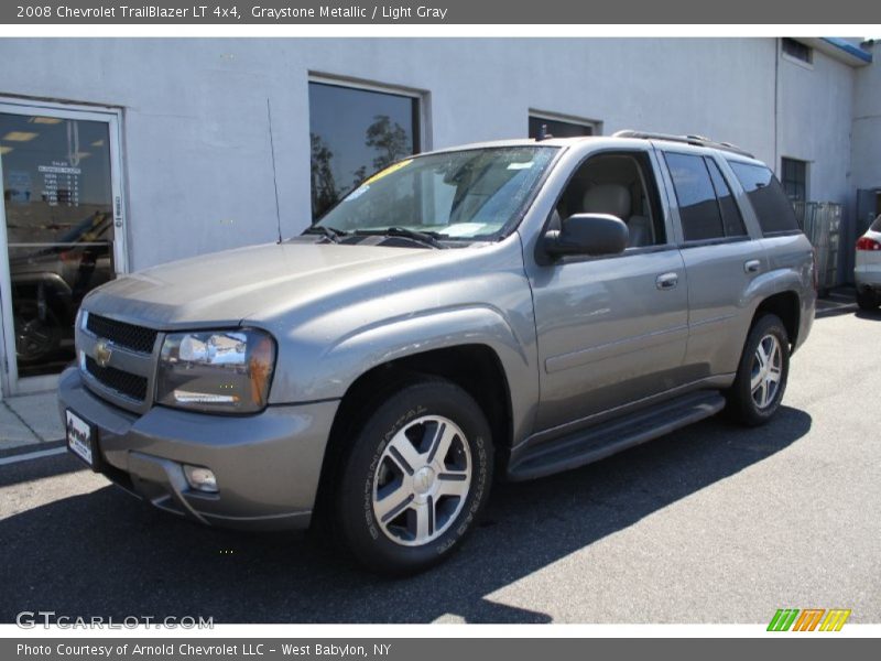 Graystone Metallic / Light Gray 2008 Chevrolet TrailBlazer LT 4x4