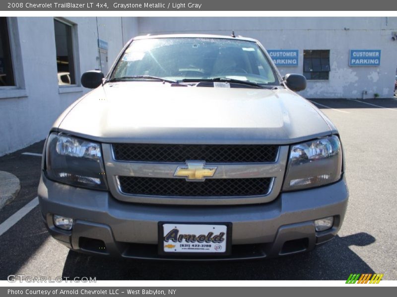 Graystone Metallic / Light Gray 2008 Chevrolet TrailBlazer LT 4x4