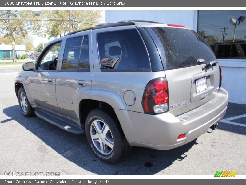 Graystone Metallic / Light Gray 2008 Chevrolet TrailBlazer LT 4x4