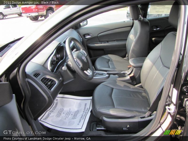  2011 Avenger Lux Black Interior