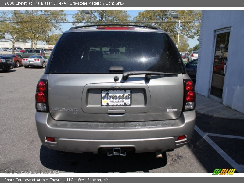 Graystone Metallic / Light Gray 2008 Chevrolet TrailBlazer LT 4x4