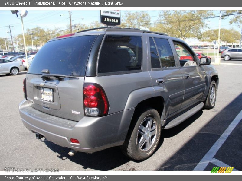 Graystone Metallic / Light Gray 2008 Chevrolet TrailBlazer LT 4x4