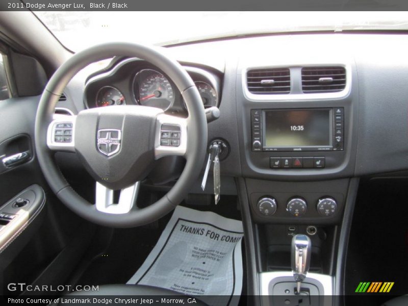 Dashboard of 2011 Avenger Lux