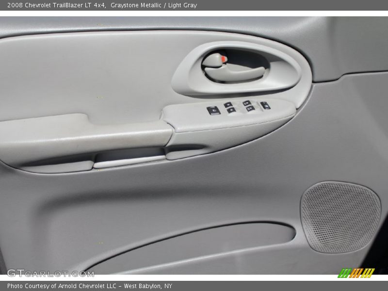 Graystone Metallic / Light Gray 2008 Chevrolet TrailBlazer LT 4x4