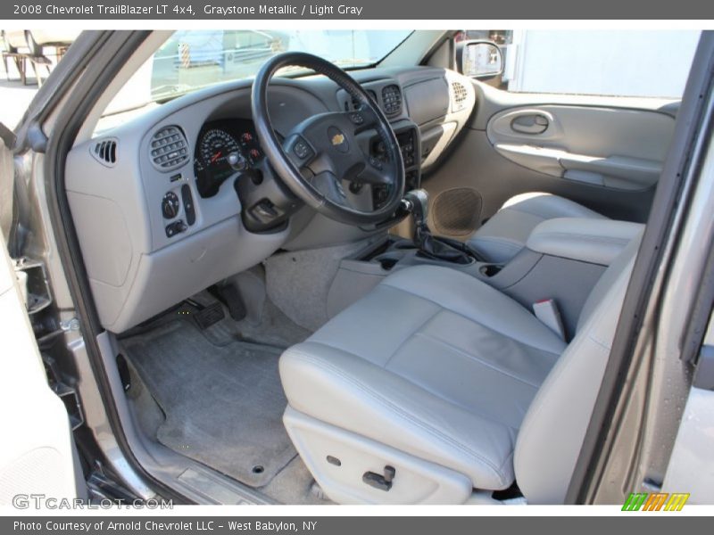 Graystone Metallic / Light Gray 2008 Chevrolet TrailBlazer LT 4x4