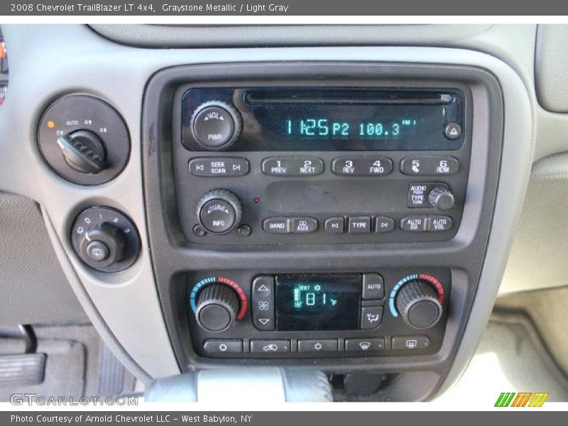 Graystone Metallic / Light Gray 2008 Chevrolet TrailBlazer LT 4x4