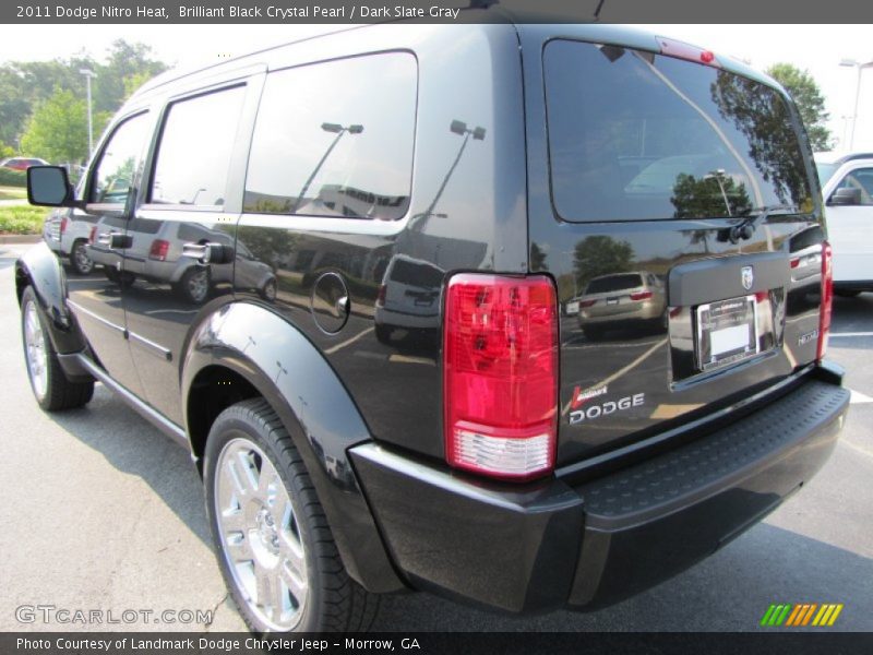 Brilliant Black Crystal Pearl / Dark Slate Gray 2011 Dodge Nitro Heat