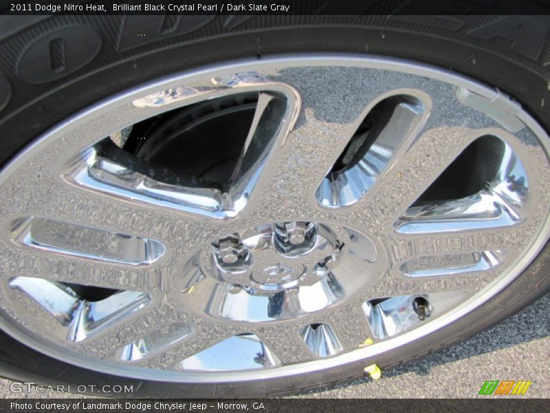 Brilliant Black Crystal Pearl / Dark Slate Gray 2011 Dodge Nitro Heat