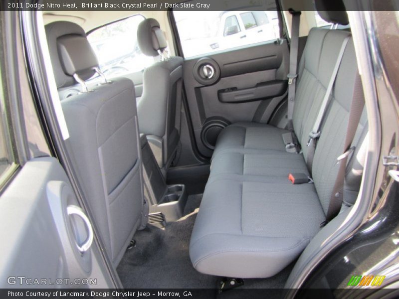 Brilliant Black Crystal Pearl / Dark Slate Gray 2011 Dodge Nitro Heat