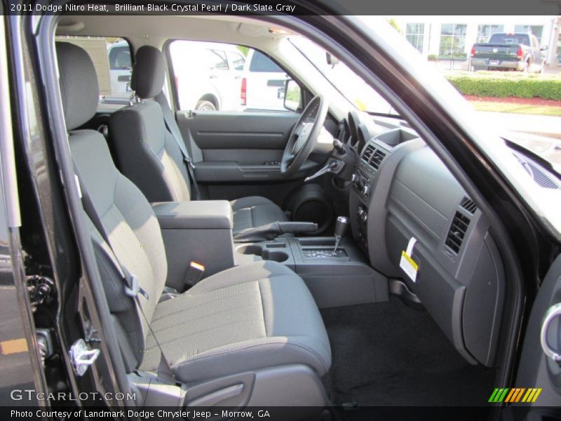 Brilliant Black Crystal Pearl / Dark Slate Gray 2011 Dodge Nitro Heat