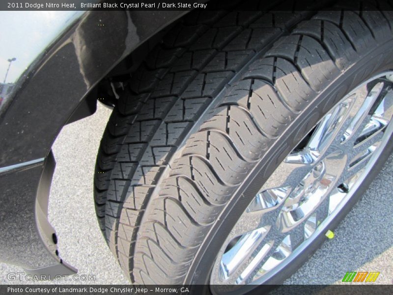 Brilliant Black Crystal Pearl / Dark Slate Gray 2011 Dodge Nitro Heat