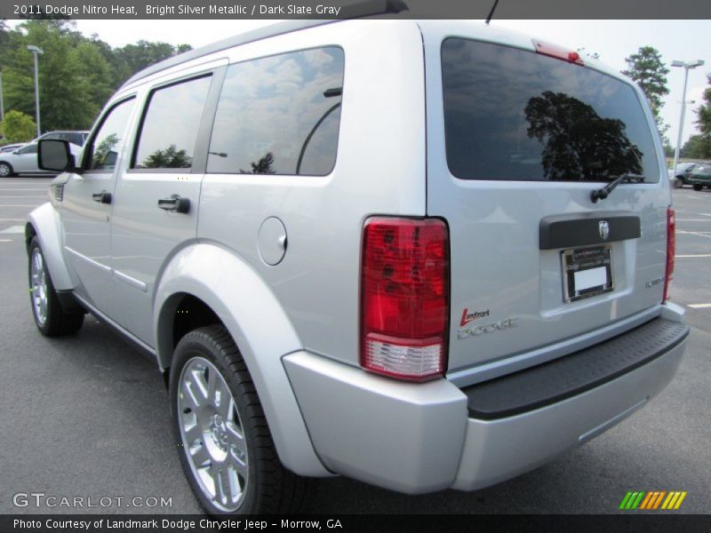 Bright Silver Metallic / Dark Slate Gray 2011 Dodge Nitro Heat